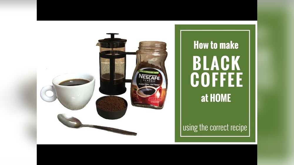 How to Make Black Coffee?